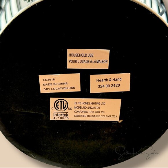 Cage Table Lamp - Hearth & Hand Magnolia - Vintage Lantern‎ Style 2018 - Picture 10 of 10